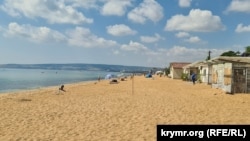 Пляж в Крыму. 2025 год