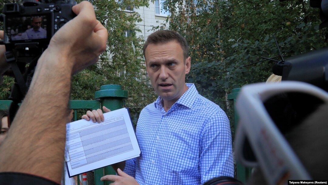 Russian opposition leader Aleksei Navalny 