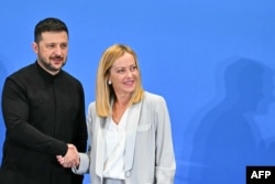 Президент Украины Владимир Зеленский и премьер-министр Италии Джорджа Мелони на встрече в Риме в июле 2025 года