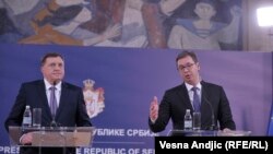 Претседателот на Србија Александар Вучиќ