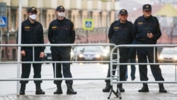 Беларускія міліцыянты падчас пратэстаў 2020 году. Ілюстрацыйнае фота