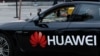 A driverless car controlled by a Huawei Mate 10 Pro mobile is pictured during the Mobile World Congress in Barcelona, Spain February 26, 2018.
