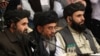 Members of the Taliban's delegation attend an international peace conference in Moscow on March 18.