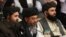 Members of the Taliban's delegation attend an international peace conference in Moscow on March 18.
