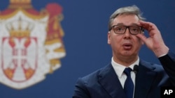 Serbian President Aleksandar Vucic (file photo)