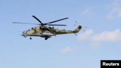Российский военный вертолет Ми-24 (архив)