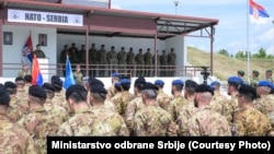 Detalj sa vojne vežbe Vojske Srbije i NATO kod Bujanovca, 12. maj 2026.