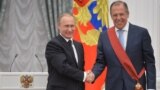 Владимир Путин и Сергей Лавров