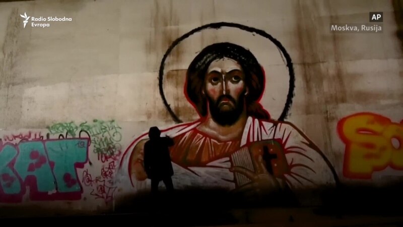 Crkvene ikone preneo na ulice Moskve