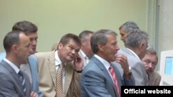 Під час пленарного засідання Верховної Ради України, 23 червня 2009 р.
