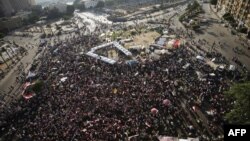 Протестувальники на площі Тахрір