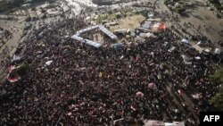 تجمع مخالفان در میدان تحریر قاهره در روز جمعه
