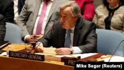 Sekretari i përgjithshëm i Kombeve të Bashkuara, Antonio Guterres.
