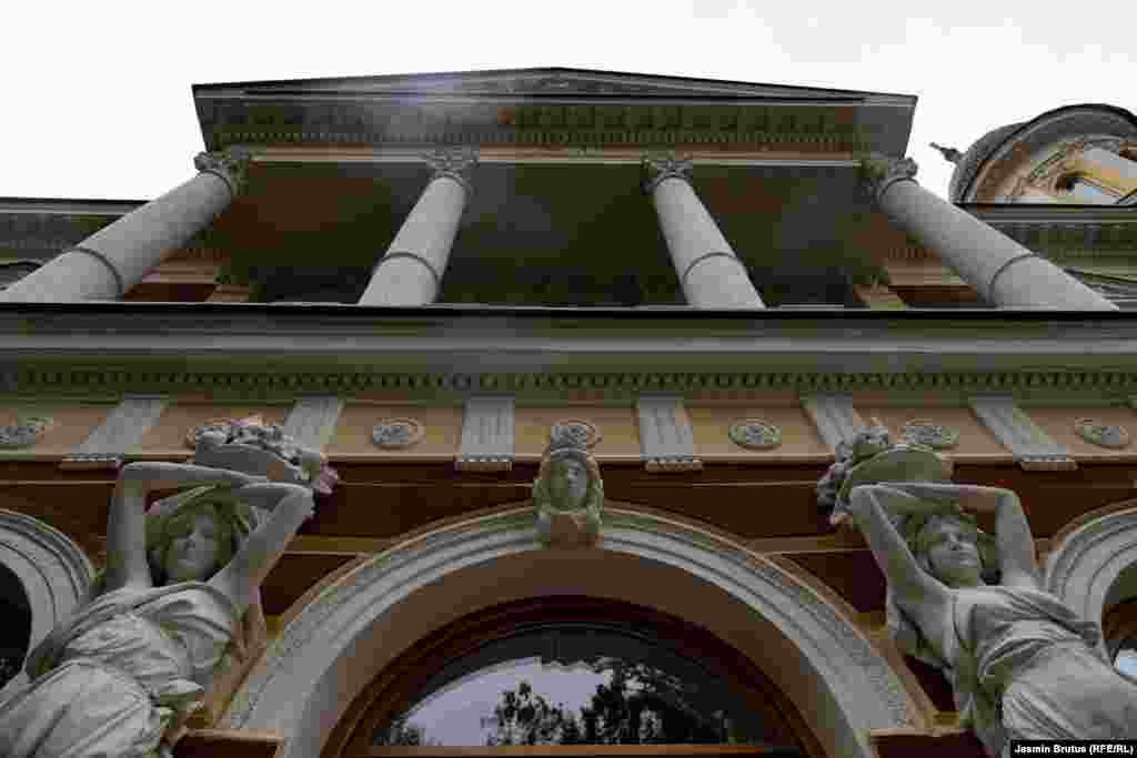 Building of a newly renovated and restored Olympic Museum in Sarajevo, Bosnia and Herzegovina 