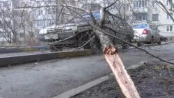 Ураганный ветер пронесся по Ставрополю