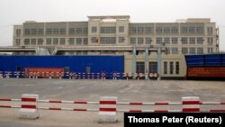 Один из лагерей в Китае, которые Пекин называет «центрами перевоспитания»