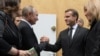 Vladimir Putin și Emmanuel Macron, la Paris, 30 septembrie 2019