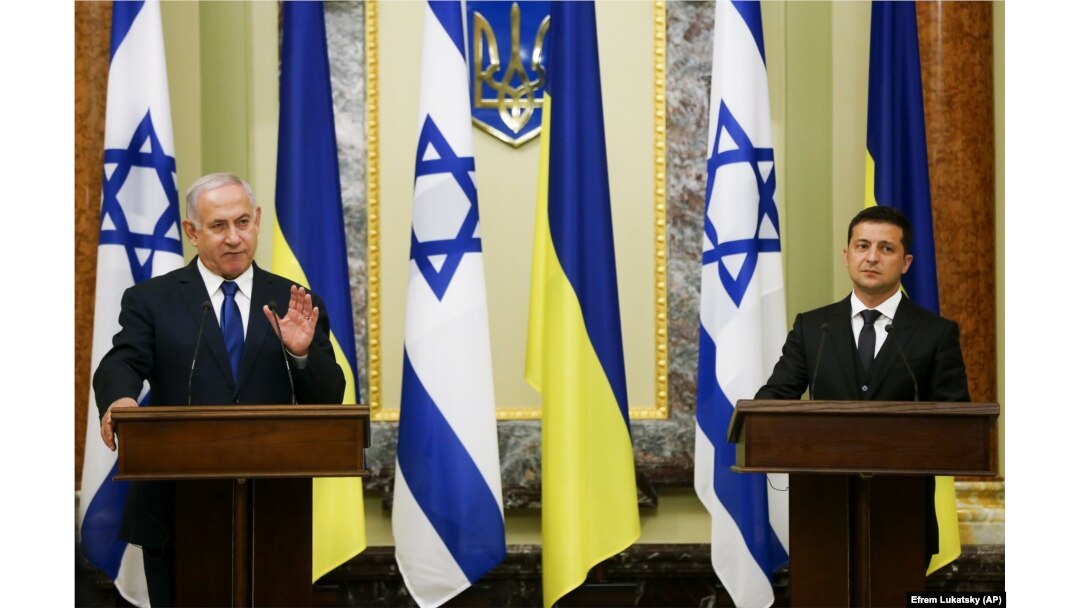 Президент України Володимир Зеленський і прем'єр-міністр Ізраїлю Біньямін Нетаньягу. Київ, 19 серпня 2019 року