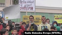 Протест против загадувањето на воздухот во Тетово. 