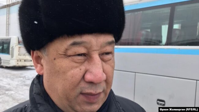 Сәбит Болатов, №1 автобус паркінің директоры. Астана, 27 желтоқсан 2017 жыл.