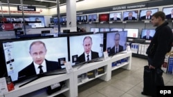 Vladimir Putin u TV prenosu, Moskva 2015.