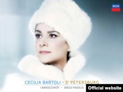 Coperta CD-ului „St. Petersburg” cu cecilia Bartoli