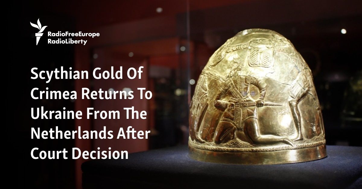 Scythian Gold Of Crimea Returns To Ukraine From The Netherlands After ...