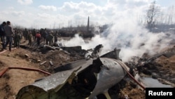 Rămășițele unui avion indian în regiunea Budgam. 27 februarie 2019