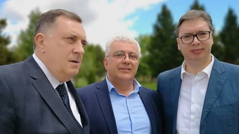 Dodik i Vučić susreli se sa Mandićem, osuđenim za državni udar 