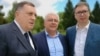 Milorad Dodik, Andrija Mandić i Aleksandar Vučić, 10.maj 2019.