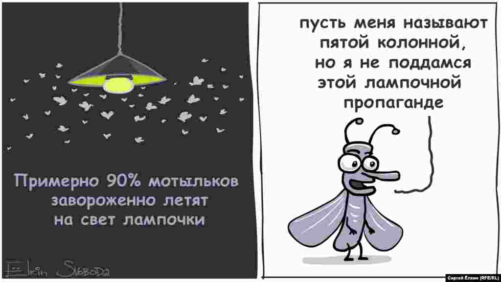 Карикатура російського художника Сергія Йолкіна