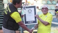 Найстарший тенісист планети – українець. Він продовжує грати в 97 років (відео)