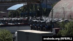 Непрададзеныя трактары МТЗ.