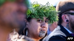 Nova maorska kraljica, Nga Wai Hono I Te Po, prisustvuje ceremoniji sahrane novozelandskog kralja, u Ngaruawahiji, Novi Zeland, 5. septembra 2024.