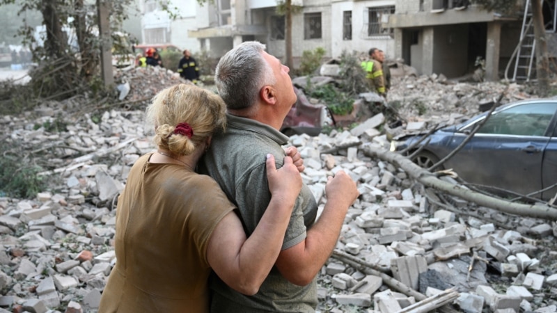 Russia Pounds Ukraine With Missiles, Killing At Least Eight, Including Children