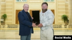 Рамзан Кадиров і Євген Пригожин у Грозному, Чечня