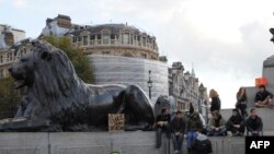 Митинги на Трафальгарской площади в Лондоне – дело привычное