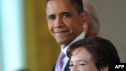 President Barack Obama and Solicitor General Elena Kagan