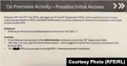 Forenzički nalaz koji pokazuje da su hakeri ušli na server BCBP-a još 2024. godine