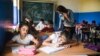 KOSOVO -- Ethnic Serb students attend class at an elementary school in the village of Palaj, September 5, 2017