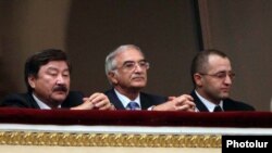 Armenia -- Polad Bulbuloglu (C), Azerbaijan's ambassador to Russia, attends a classical music concert in Yerevan, 24Sept 2010.