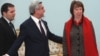 Armenia - President Serzh Sarkisian meets EU foreign policy chief Catherine Ashton in Yerevan, 16Nov2011.