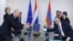 Armenia -- Foreign Minister Zohrab Mnatsakanian (R) begins talks with his Dutch counterpart Stef Blok, Yerevan, January 23, 2020.