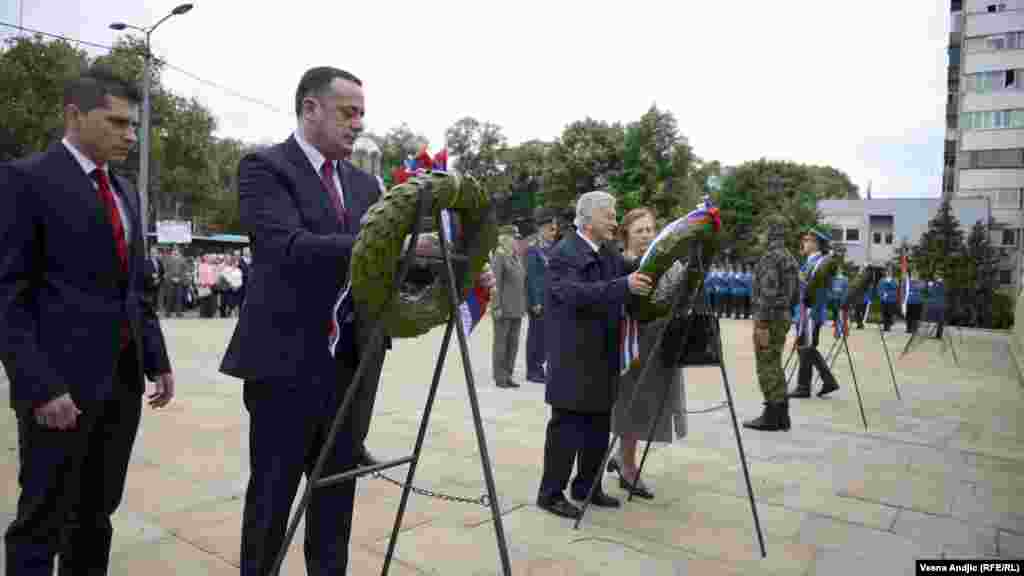 Aleksandar Antić, odao počast žrtvama fašizma. 