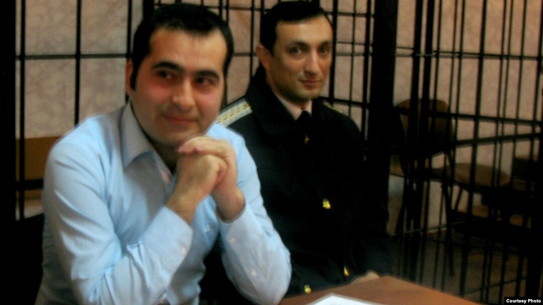 Bəxtiyar Hacıyev məhkəmə salonunda