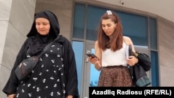 Arzu Hacıyeva və vəkil Zibeydə Sadıqova