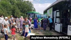د قزاقستان په جنوبي ښار اریس کې لاریون