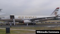 Etihad Airways компаниясының ұшағы (Көрнекі сурет).