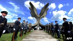 A beautiful monument was erected on the site in 1966, a masterpiece by architect Bogran Bogdanovic, who was himself an antifascist partisan who was wounded in eastern Bosnia in 1945. (He was forced to leave his homeland in the 1990s and died in Austria in 2010.)