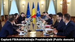 Consultări între președintele Nicușor Dan și magistrați, pe tema problemelor din Justiție. 22 decembrie 2025.